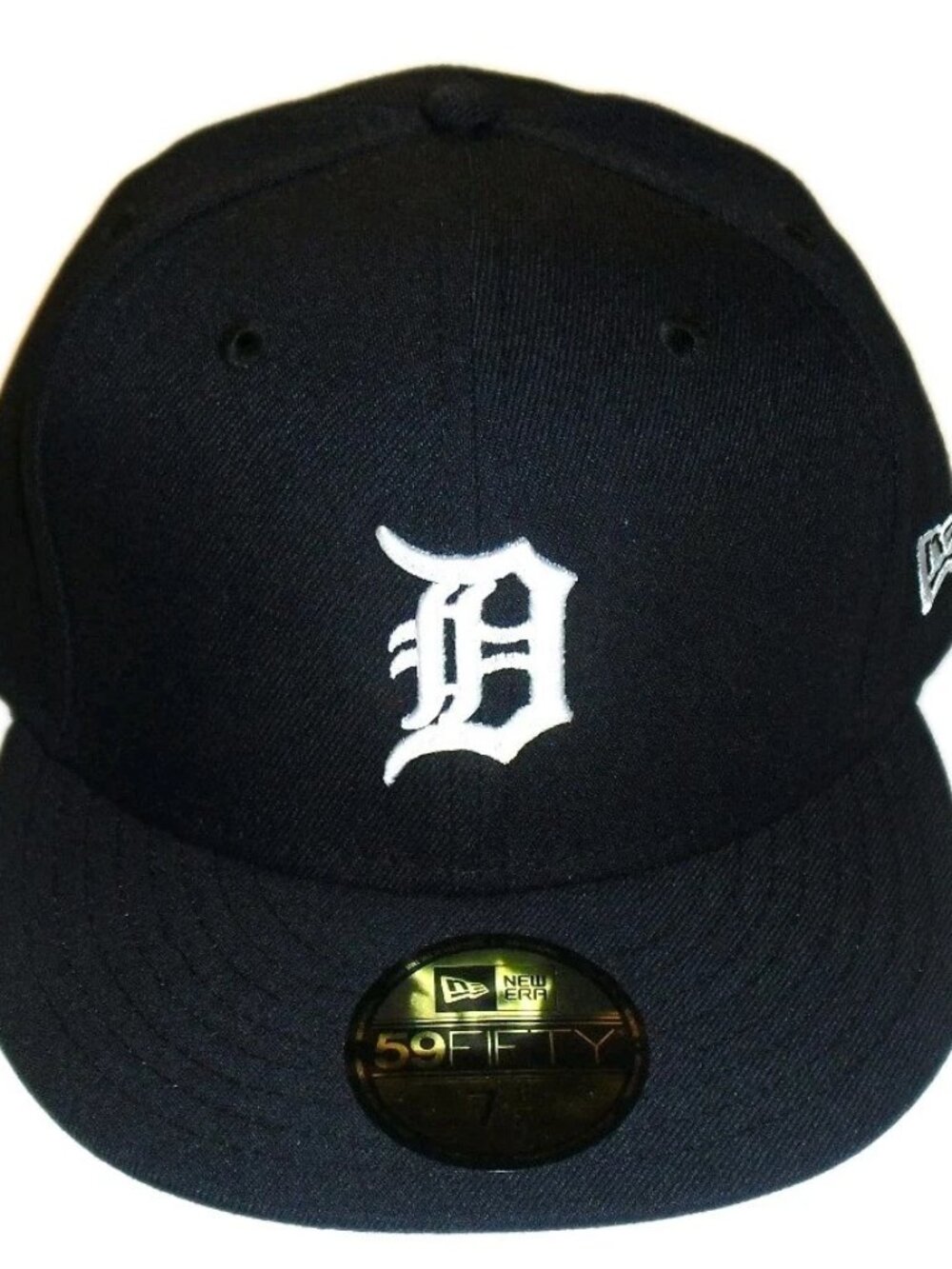 Detroit Tigers New Era 59 Fifty Mens On Field Fitted hat cap sz. 7 1/2 New